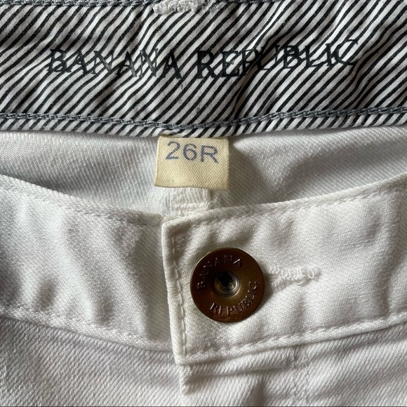 BANANA Republic white skinny jeans size 26 - Picture 5 of 10